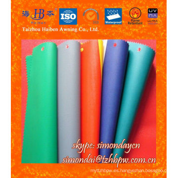 Impermeable 1000D 18oz PVC Tarpaulin, cubierta de camión, PVC vinilo Tarps, PVC cubierta de lona